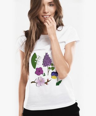Жіноча футболка Весняні квіти
