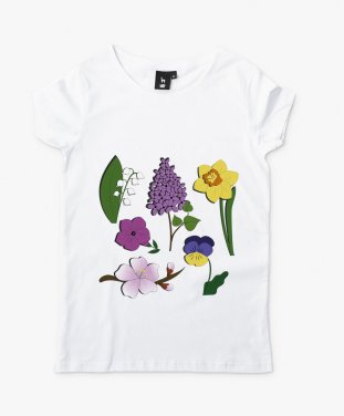 Жіноча футболка Весняні квіти