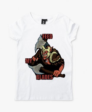 Жіноча футболка Troll Warlord "Feed my blades"