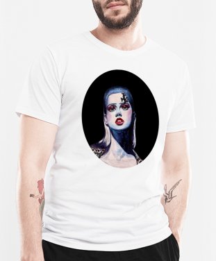 Чоловіча футболка Арт портрет дівчини