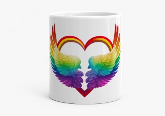 Чашка ЛГБТ Крила кохання