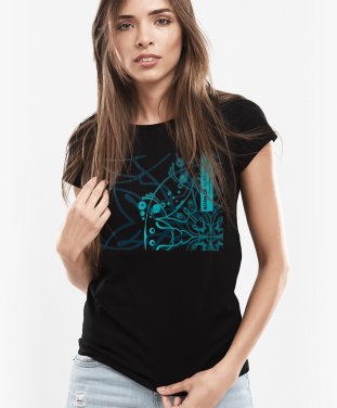 Жіноча футболка Мандала "Достаток і гармонія" V.4