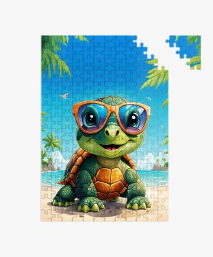 Пазл Черепаха в сонцезахисних окулярах