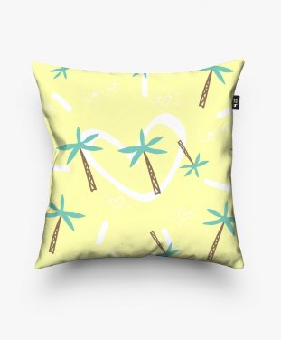 Подушка квадратна palm trees