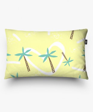 Подушка прямокутна palm trees