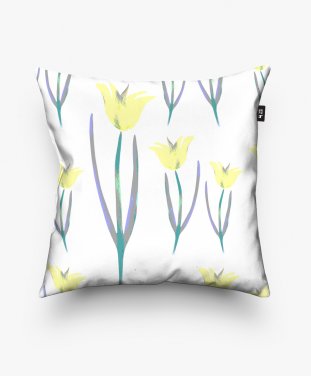 Подушка квадратна tulips