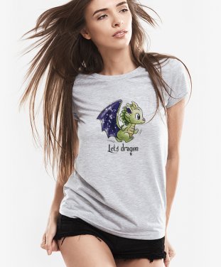 Жіноча футболка Дракоша 2024