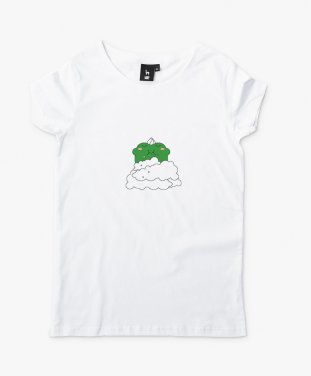 Жіноча футболка Жабеня у хмаринках