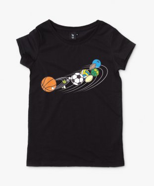 Жіноча футболка М'ячова система Ball system
