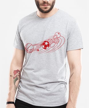 Чоловіча футболка М,ячова Система Ball System