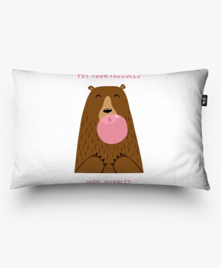 Подушка прямокутна Беззаботный Медведь