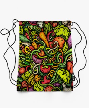 Рюкзак Vegetables doodle 3