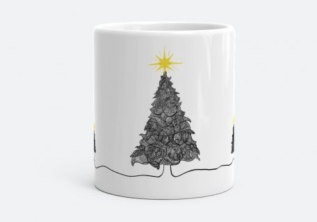 Чашка Christmas Trees