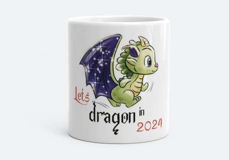 Чашка Дракон зелений 2024