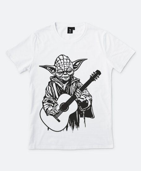 Чоловіча футболка Йода з гітарою