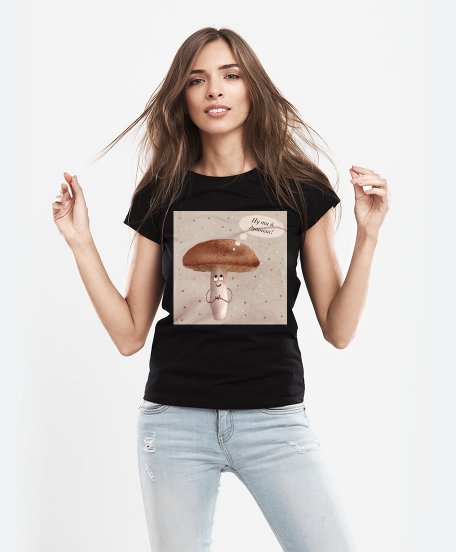 Жіноча футболка Гриб-душніла