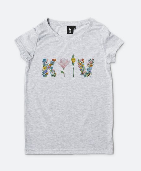 Жіноча футболка Квітучий Київ