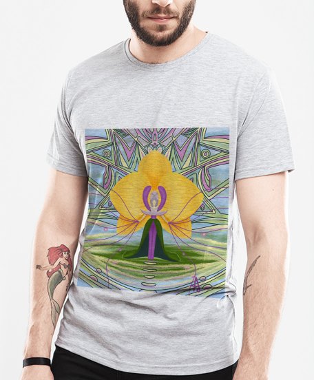 Чоловіча футболка Орхідея