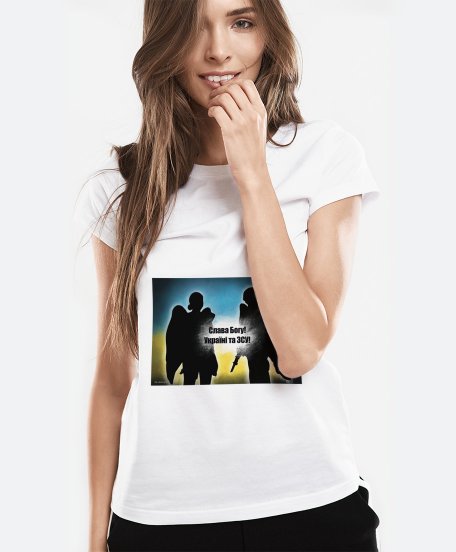 Жіноча футболка Слава ЗСУ