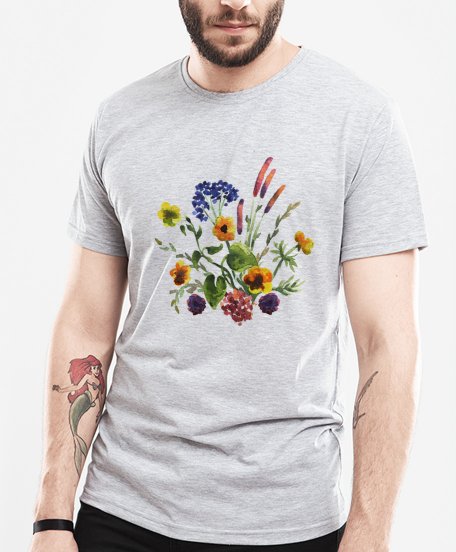 Чоловіча футболка Квіти