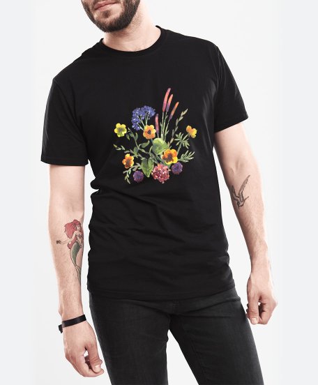 Чоловіча футболка Квіти