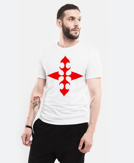 Чоловіча футболка Абстракція: Червоний нібито хрест