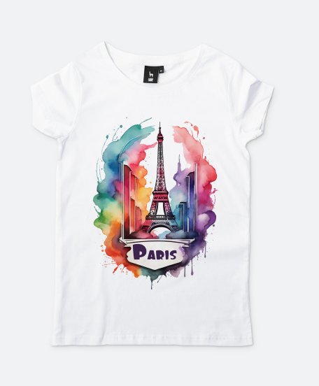 Жіноча футболка Париж