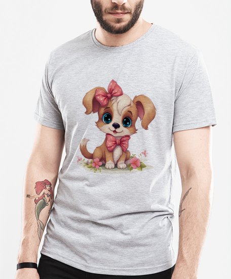 Чоловіча футболка Собака Міла
