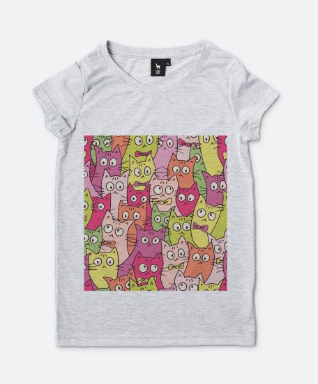 Жіноча футболка Чудні котики / Cute Cats