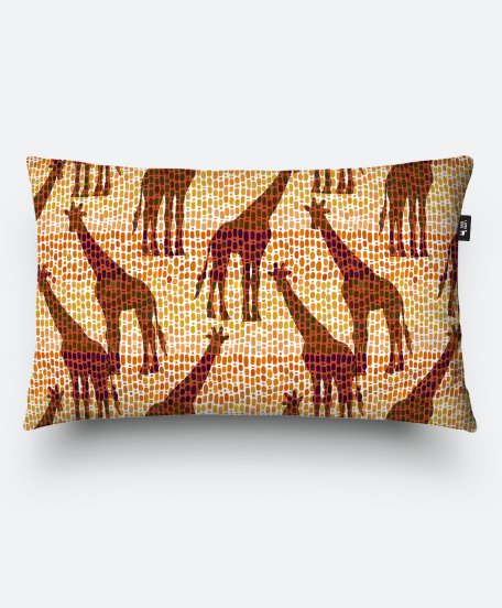 Подушка прямокутна Жирафи