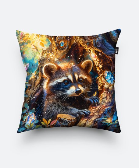 Подушка квадратна Raccoon