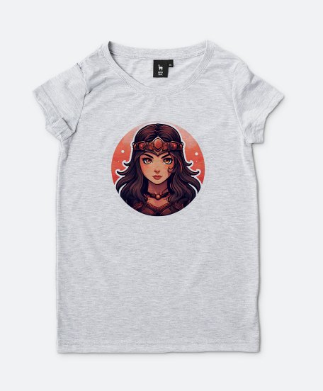 Жіноча футболка Гарна дівчина-воїн