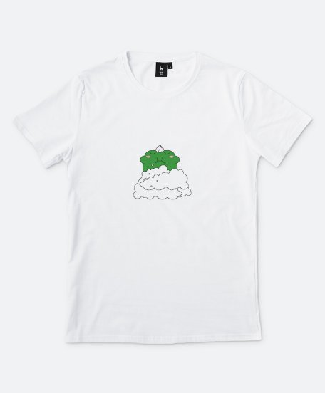 Чоловіча футболка Жабеня у хмаринках