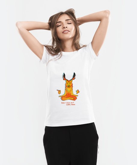Жіноча футболка Relax wolf