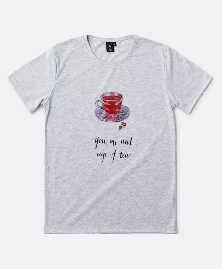 Чоловіча футболка You, me and cup of tea