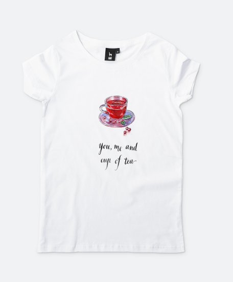 Жіноча футболка You, me and cup of tea