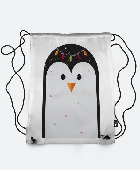 Рюкзак Penguin with fairy lights