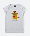 Жіноча футболка Пёс с гамбургером. 