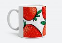 Чашка strawberrys pattern