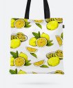 Авоська Pattern of ripe lemons