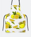 Фартух Pattern of ripe lemons