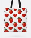 Авоська Hearts and strawberries