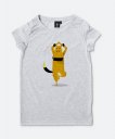 Жіноча футболка Йога-пёс