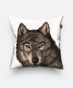 Подушка квадратна Волк - Хранитель 