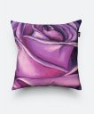 Подушка квадратна Фиолетовая роза
