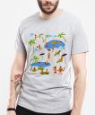 Чоловіча футболка Люди на пляже