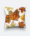 Подушка квадратна Осенние листики 
