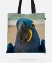 Авоська синий попугай