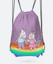 Рюкзак Unicorns on the Rainbow
