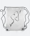 Рюкзак Amour... Heart-shaped curved Cupid's arrow